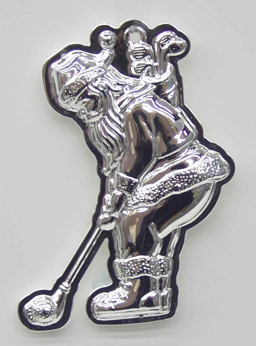 Golf Ornaments Golfing Santa - No Box by Towle Silver-1