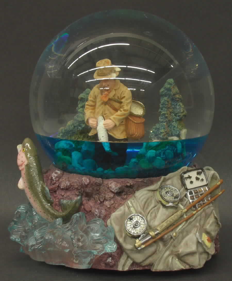 Three Jays Musical Waterglobe Old Man River - Boxed by Three Jays Imports-1