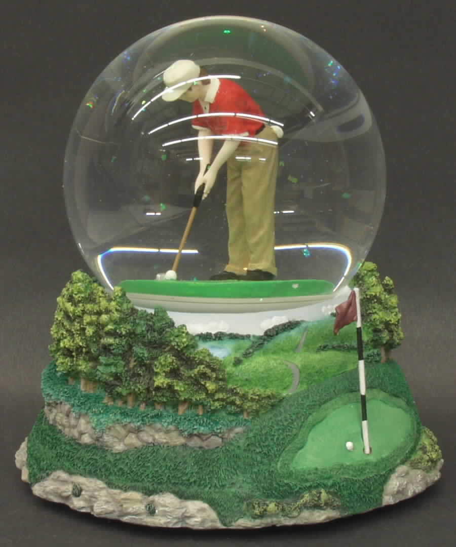 Three Jays Musical Waterglobe All The Way - With Box by Three Jays Imports-1