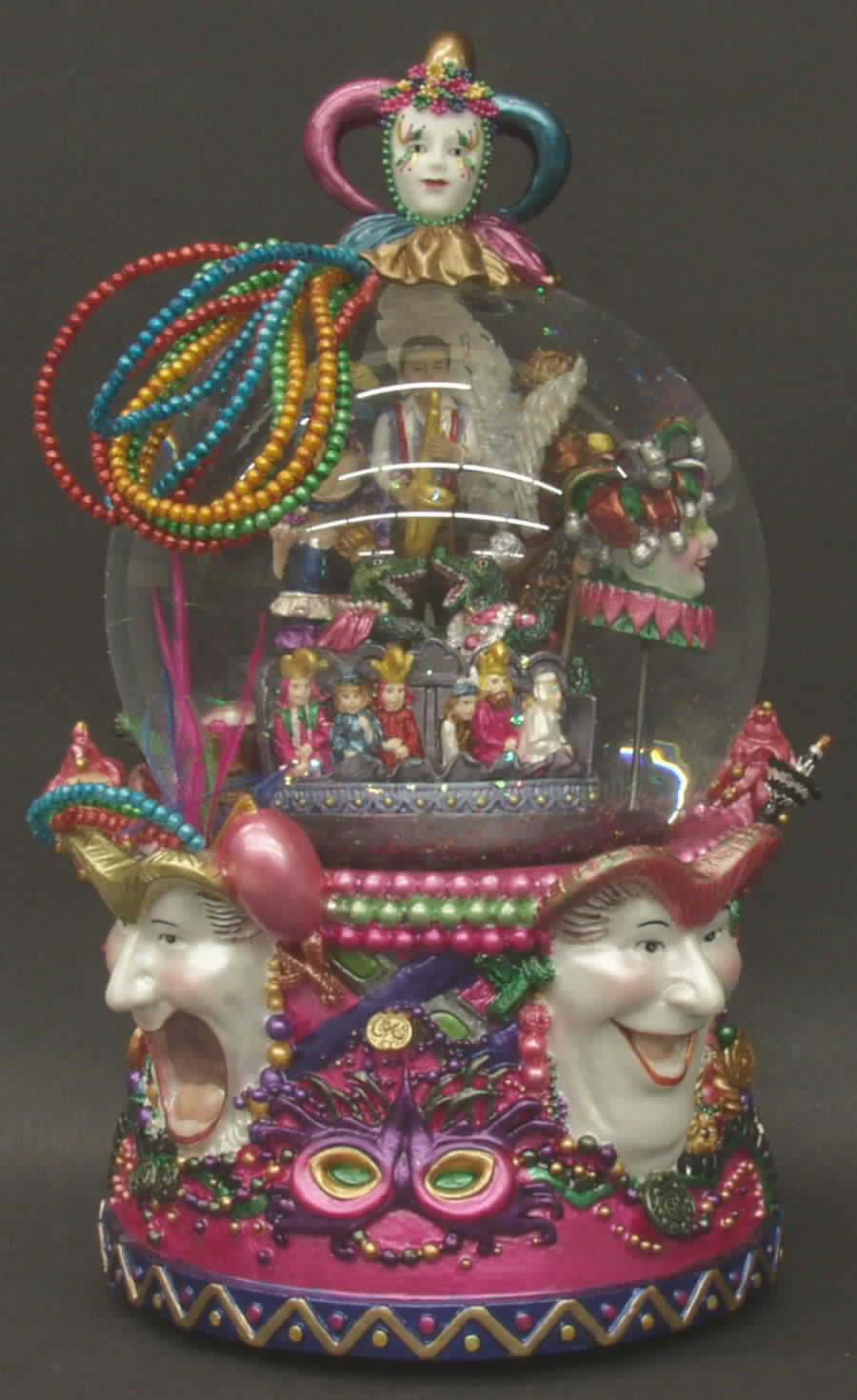 Three Jays Musical Waterglobe Masquerade - No Box by Three Jays Imports-1