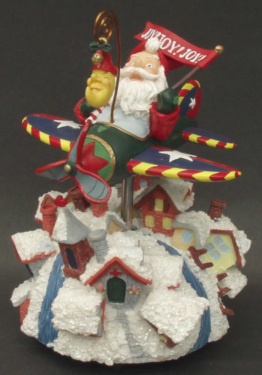 Three Jays Musical Waterglobe Happy Christmas - Boxed by Three Jays Imports-1