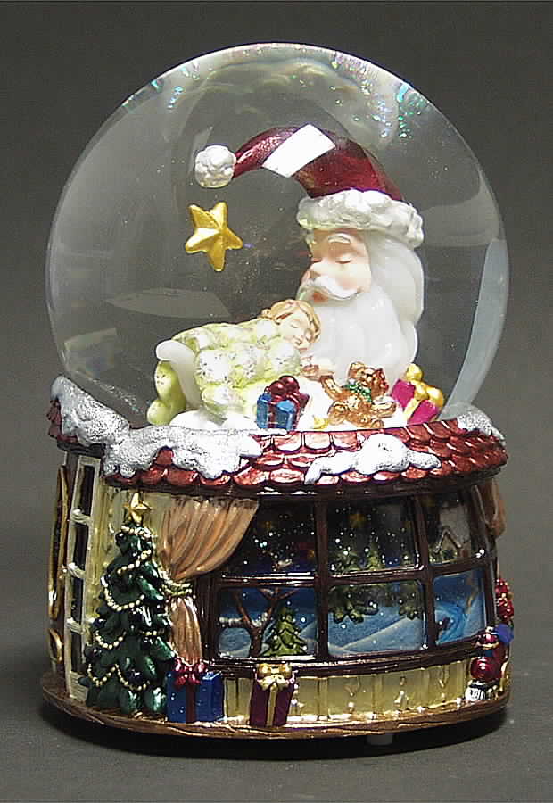 Three Jays Musical Waterglobe We Wish You A Merry Christmas - Boxed by Three Jays Imports-1