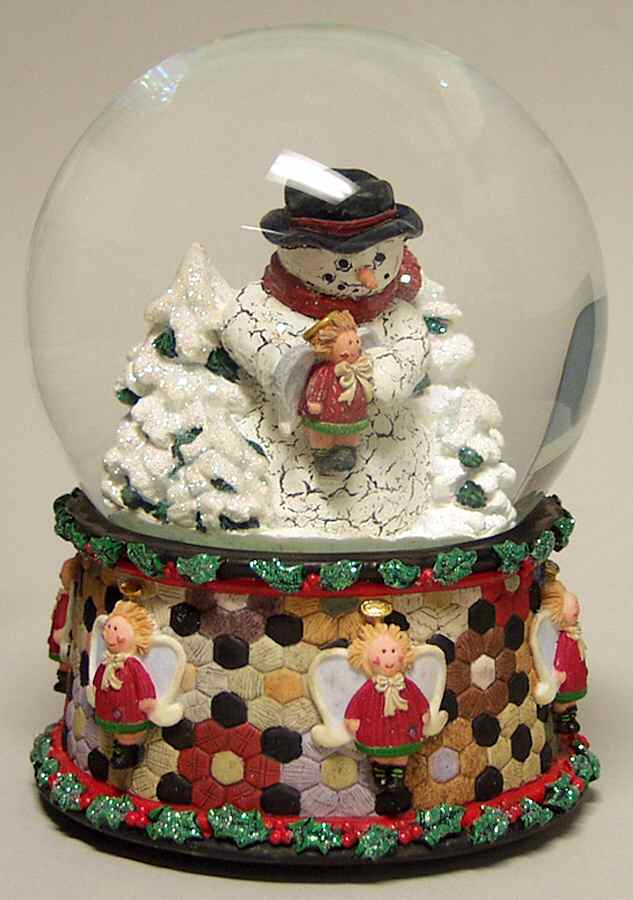 Three Jays Musical Waterglobe Chestnuts Roasting - No Box 42 by Three Jays Imports-1
