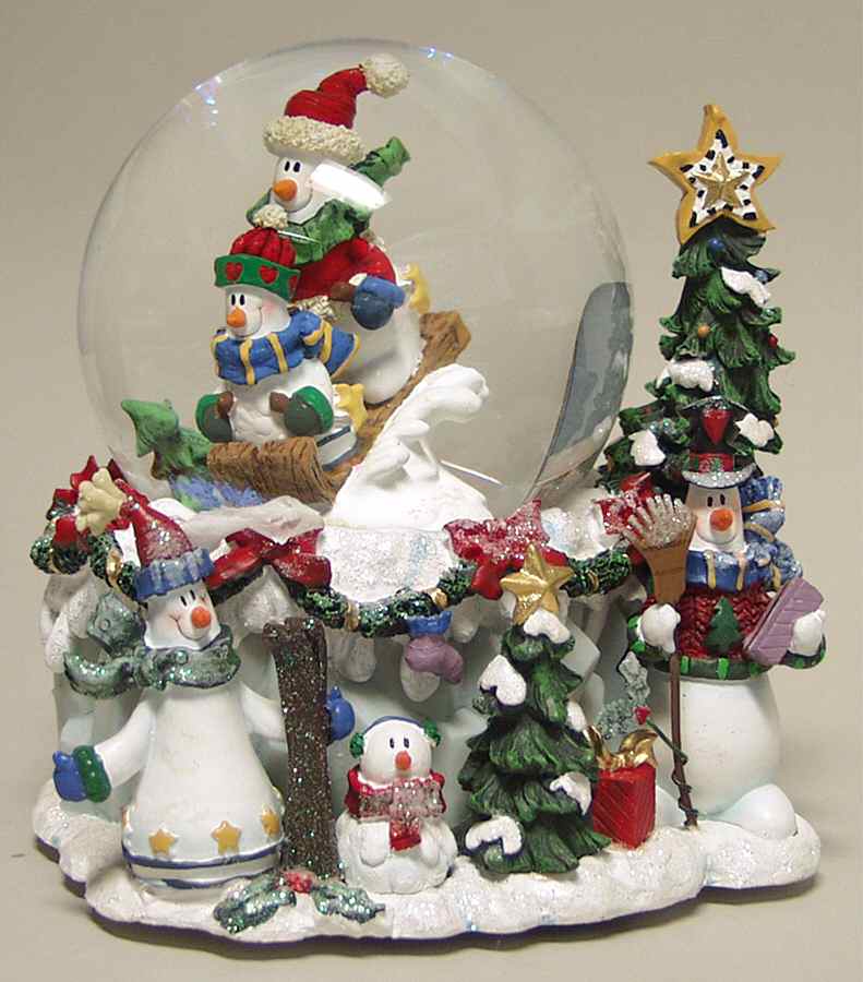 Three Jays Musical Waterglobe Winter Wonderland - Boxed by Three Jays Imports-1
