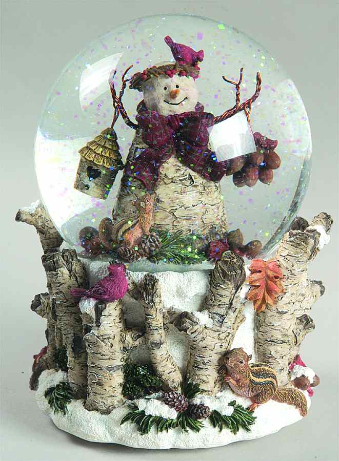 Three Jays Musical Waterglobe White Christmas - Boxed by Three Jays Imports-1