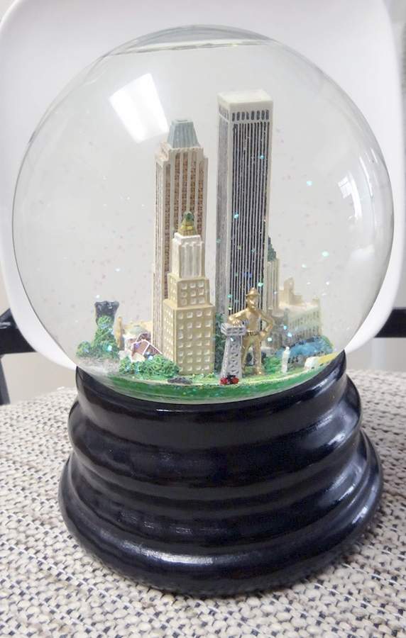 Three Jays Musical Waterglobe Tulsa, Ok - No Box by Three Jays Imports-1