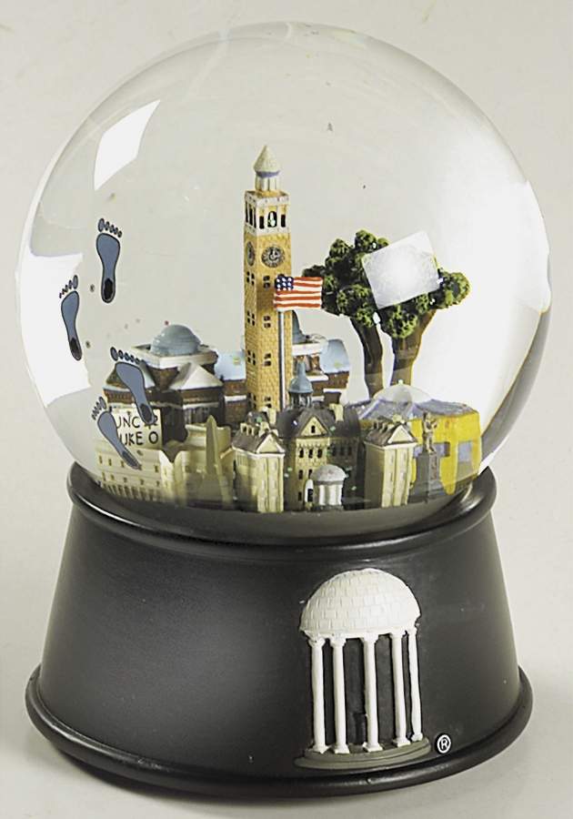 College Campus Snowglobe University Of North Carolina - With Box by Three Jays Imports-1
