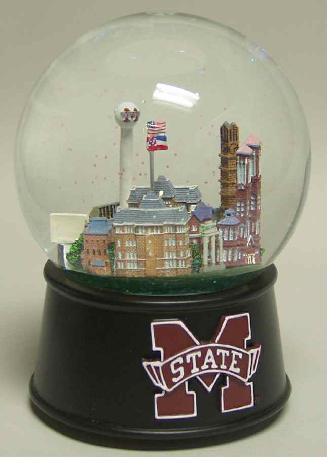 College Campus Snowglobe Mississippi State University - No Box by Three Jays Imports-1