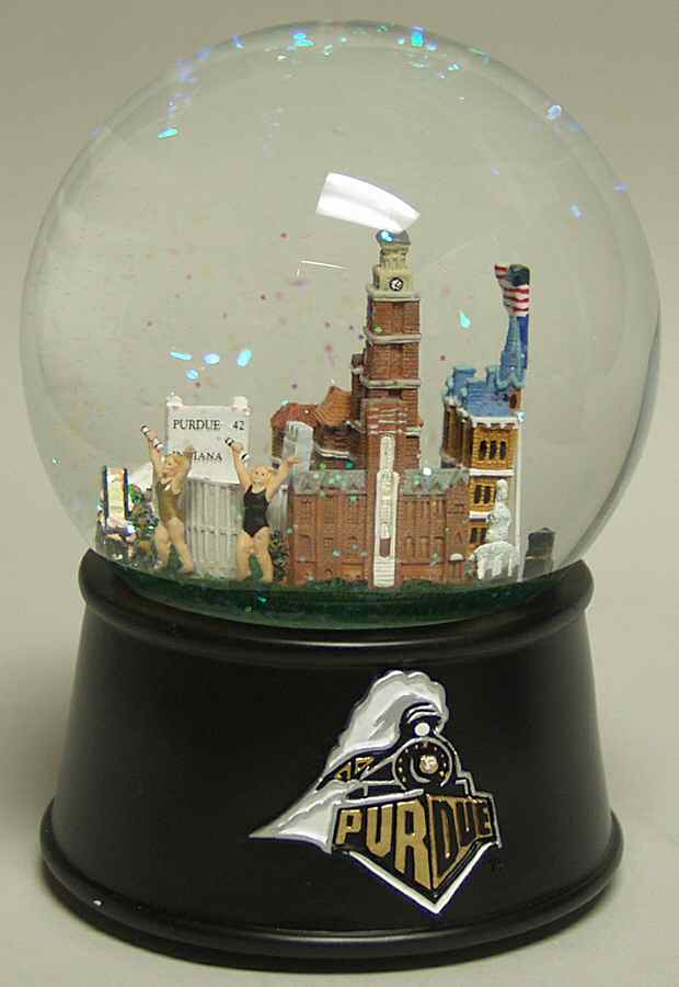 College Campus Snowglobe Purdue University - No Box by Three Jays Imports-1