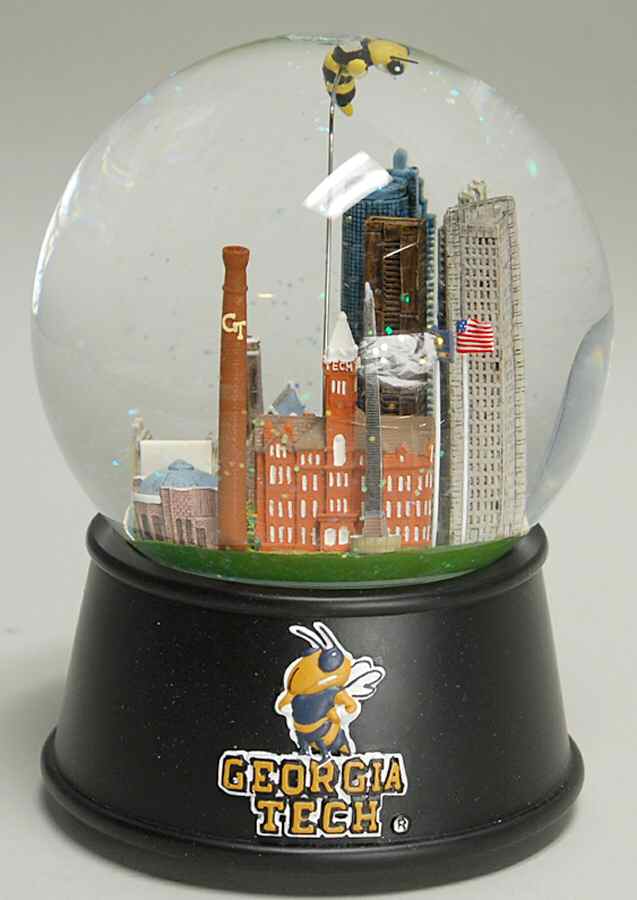 College Campus Snowglobe Georgia Tech - No Box by Three Jays Imports-1