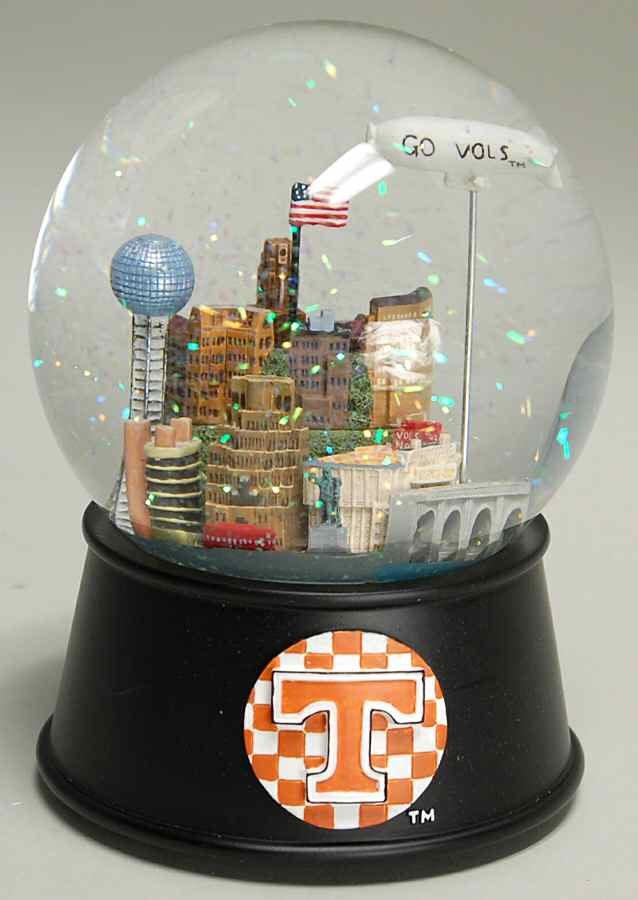 College Campus Snowglobe University Of Tennessee - Boxed by Three Jays Imports-1