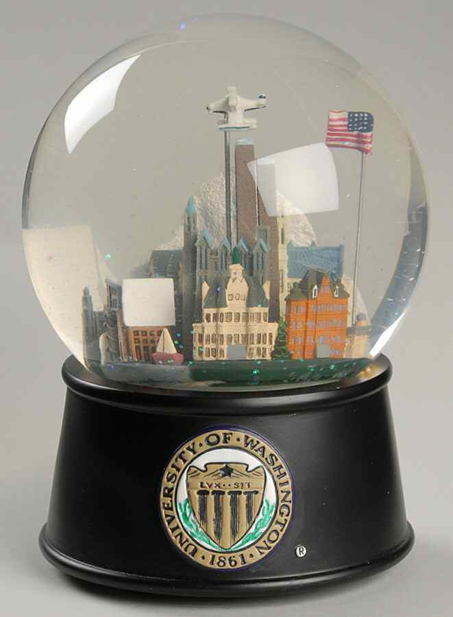 College Campus Snowglobe University Of Washington - Boxed by Three Jays Imports-1