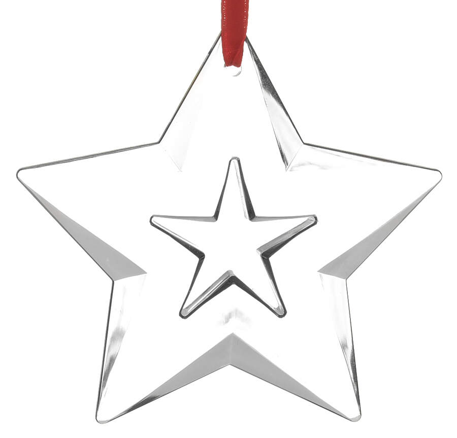 Tiffany & Co Crystal Ornament Pierced Star - No Box by Tiffany-1
