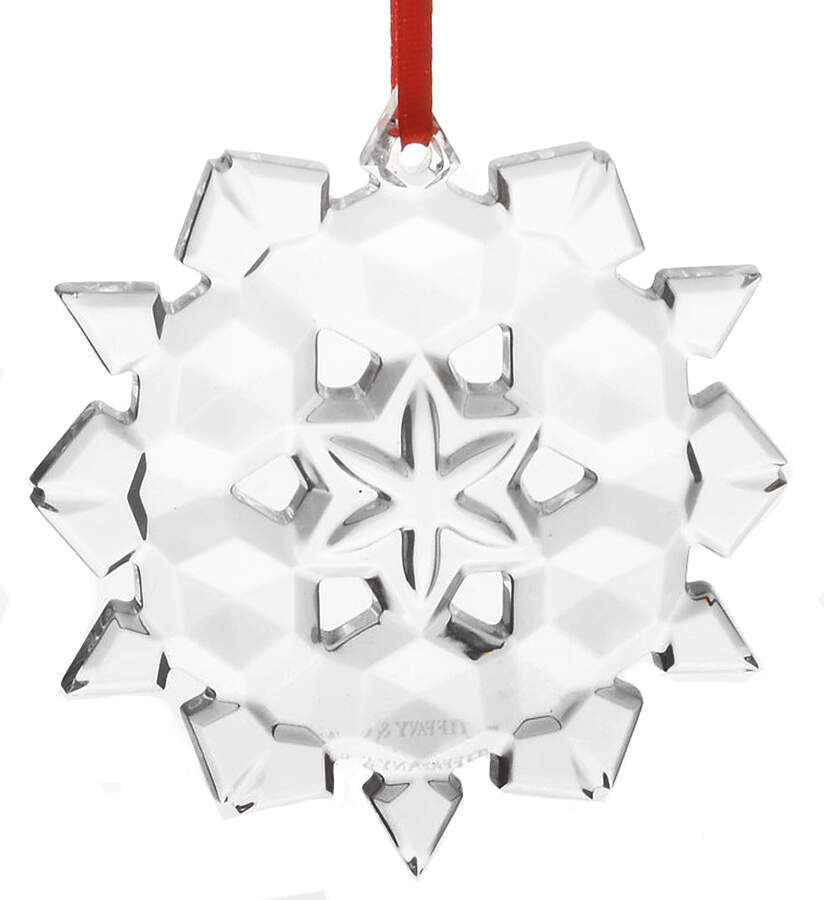Tiffany & Co Crystal Ornament Snowflake - Boxed by Tiffany-1