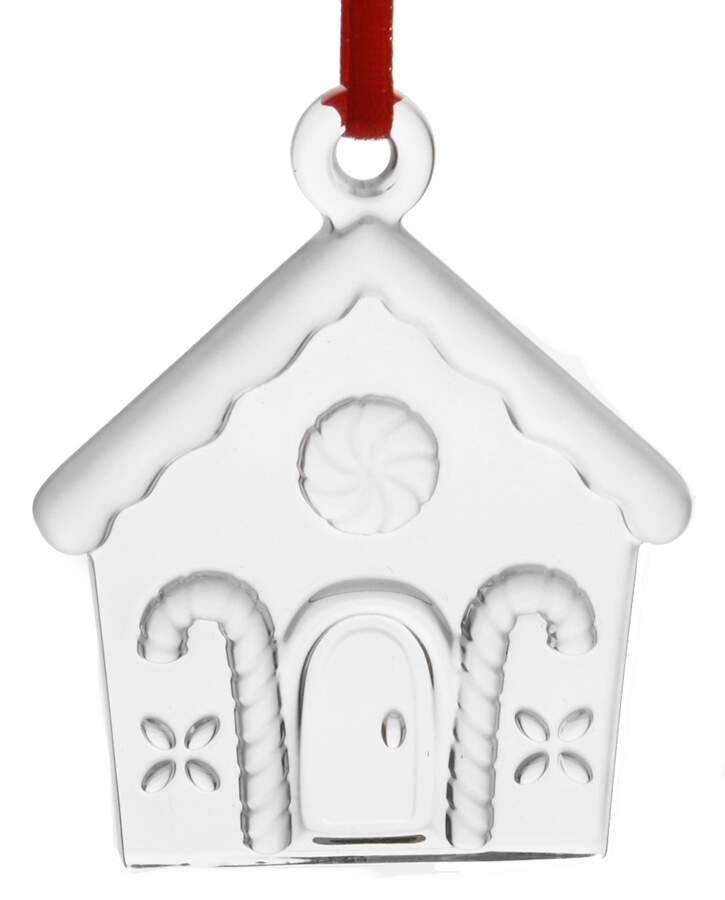 Tiffany & Co Crystal Ornament Gingerbread House - Boxed by Tiffany-1