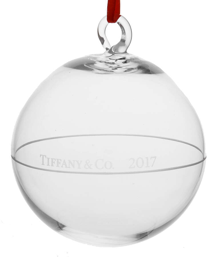 Tiffany & Co Crystal Ornament Ball - Boxed by Tiffany-1