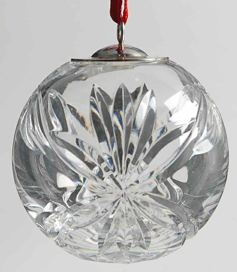 Tiffany & Co Crystal Ornament Christmas Ball - Boxed by Tiffany-1