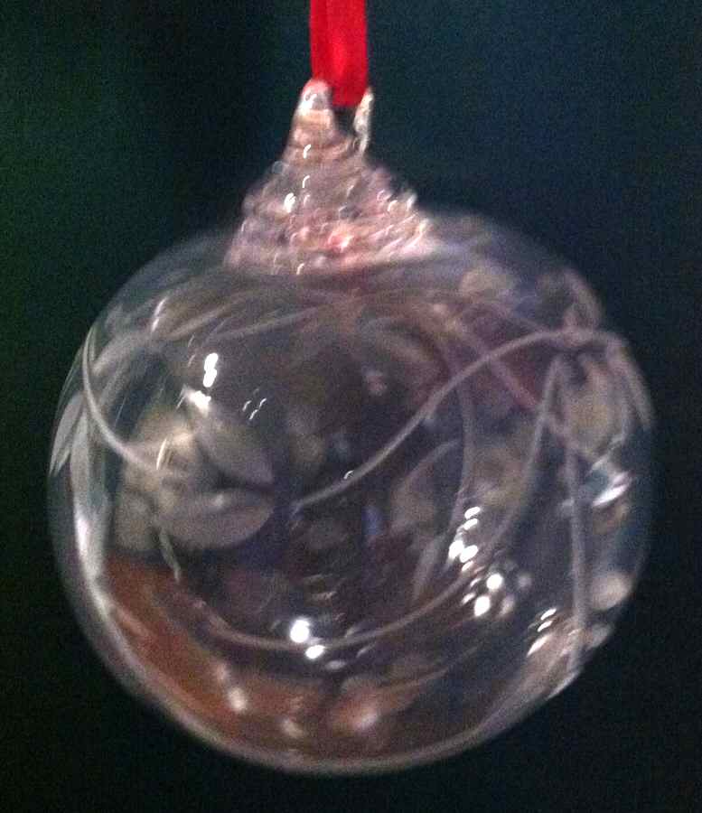 Tiffany & Co Crystal Ornament Berries & Ivy Ball - Boxed by Tiffany-1