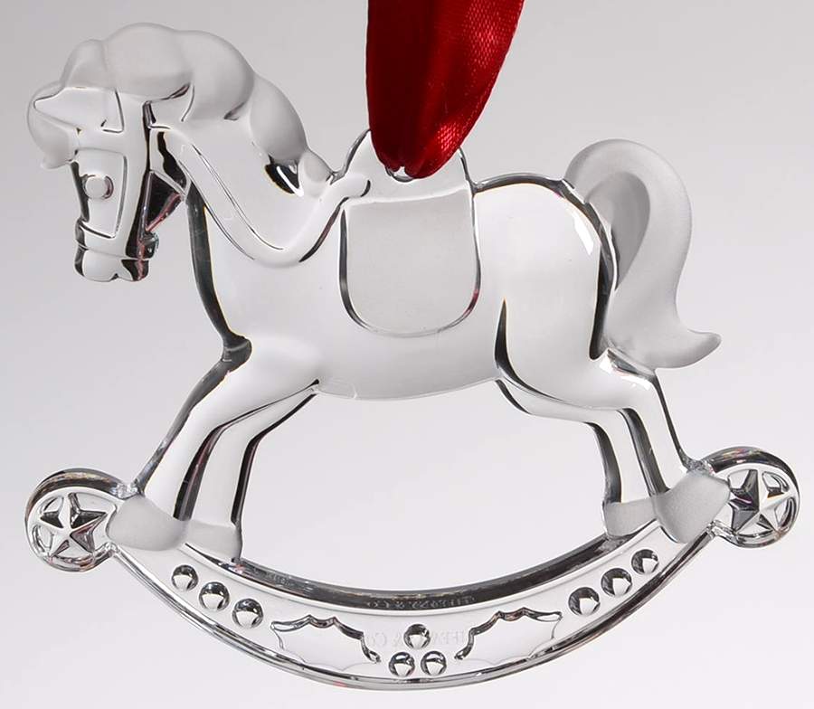 Tiffany & Co Crystal Ornament Rocking Horse - Boxed by Tiffany-1