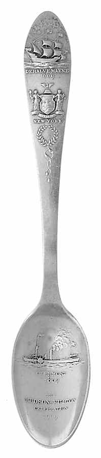 Tiffany & Co Souvenir Spoon The Hudson-Fulton Celebratio - No Box by Tiffany & CO SILVER-1