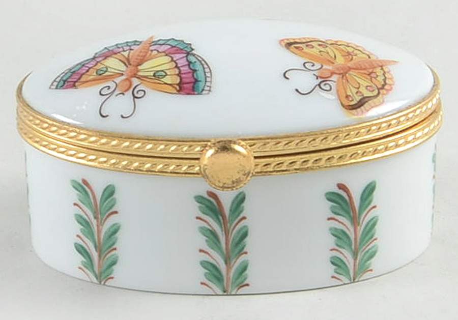 Tiffany & Co China Giftware Butterfly Limoges Box - Boxed by Tiffany-1