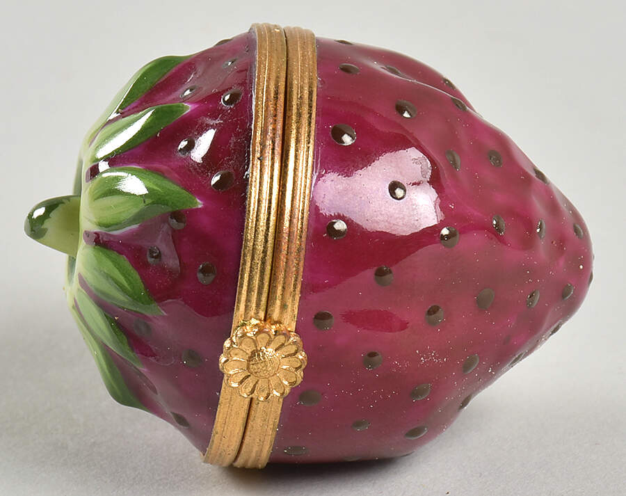 Tiffany & Co China Giftware Strawberry Limoge Box - Boxed by Tiffany-1