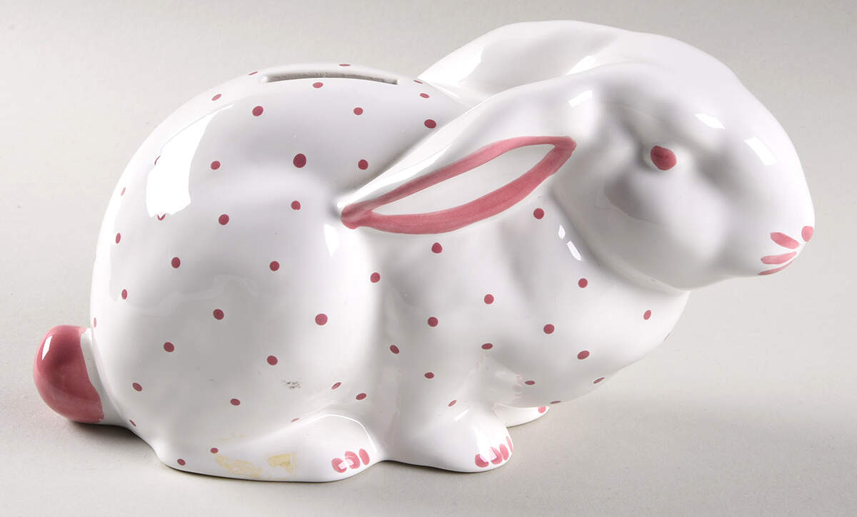 Animal Bank Collection Bunny - Pink  (Austria) - No Box by Tiffany-1