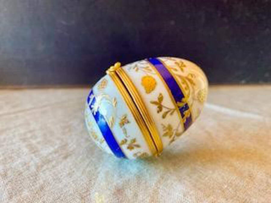 Tiffany & Co China Giftware Blue Egg Box-Floral - Boxed by Tiffany-1