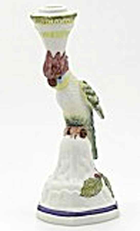 Tiffany & Co China Giftware Cockatoo Candlestick-Single - No Box by Tiffany-1