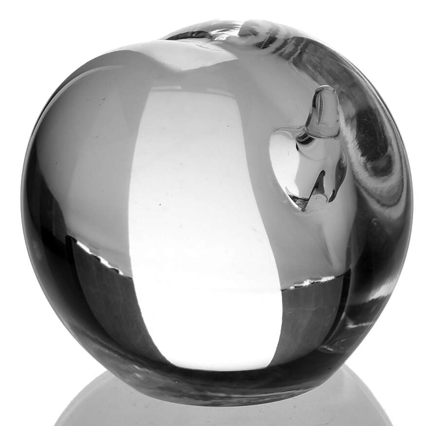 Tiffany & Co Crystal Giftware Peach Paperweight - Boxed by Tiffany-1
