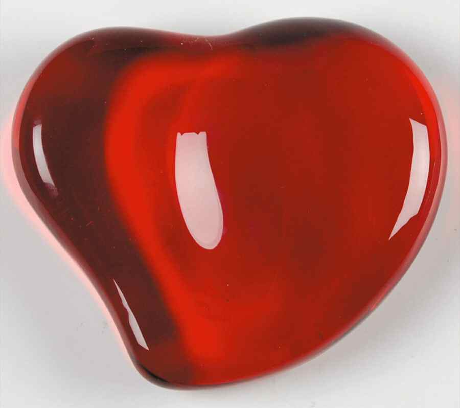 Tiffany & Co Crystal Giftware Heart Paperweight - Boxed by Tiffany-1