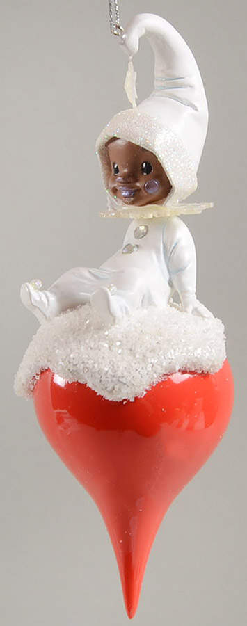 Flakeling Tales Sittin' Pretty-Red Ornament - No Box by Thomas Blackshear-1