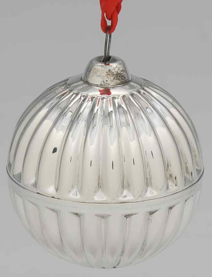 Sterling Ball Ornaments Fluted Ball - Boxed by Towle Silver-1