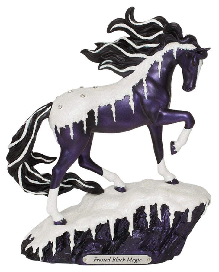 Trail of Painted Ponies Frosted Black Magic - With Box by Trail of Painted Ponies-1