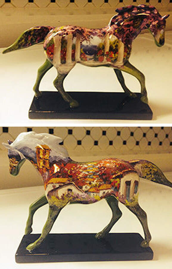 Trail of Painted Ponies Floral Pony - No Box by Trail of Painted Ponies-1