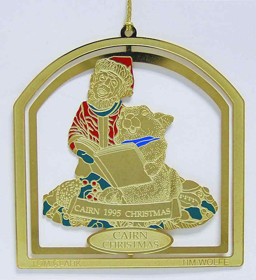 North Carolina Easter Seals Ornament Cairn Christmas 1995 - Boxed by Charleston Mint-1