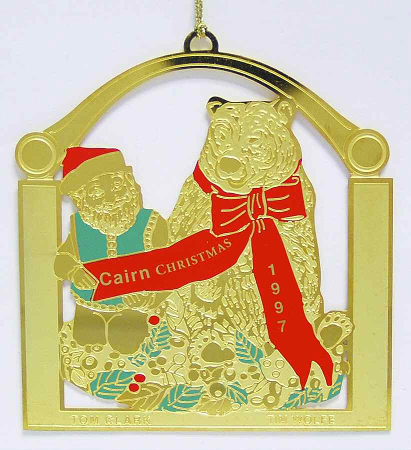 North Carolina Easter Seals Ornament Cairn Christmas 1997 - No Box by Charleston Mint-1