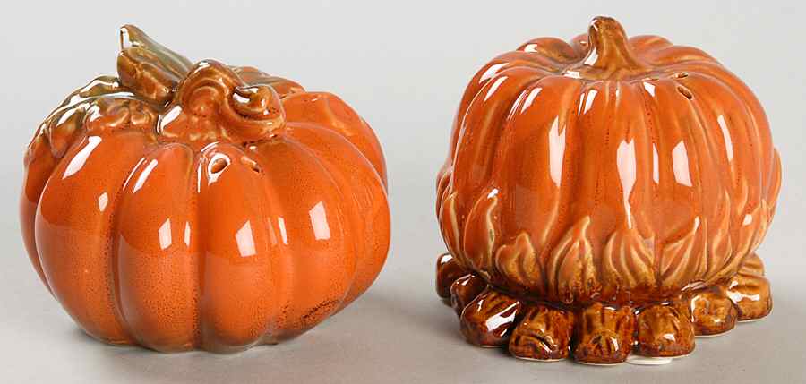 Fall & Harvest Collection Pumpkin Salt & Pepper - Boxed by Transpac Imports Inc-1