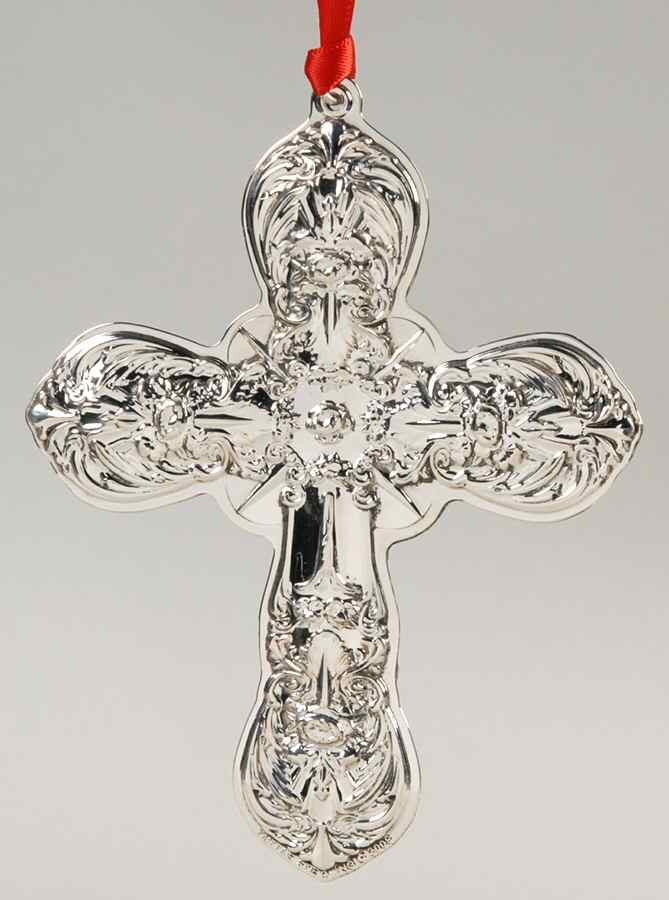 Annual Sterling Ornament 2009-Richelieu Cross  - Boxed by Tuttle-1