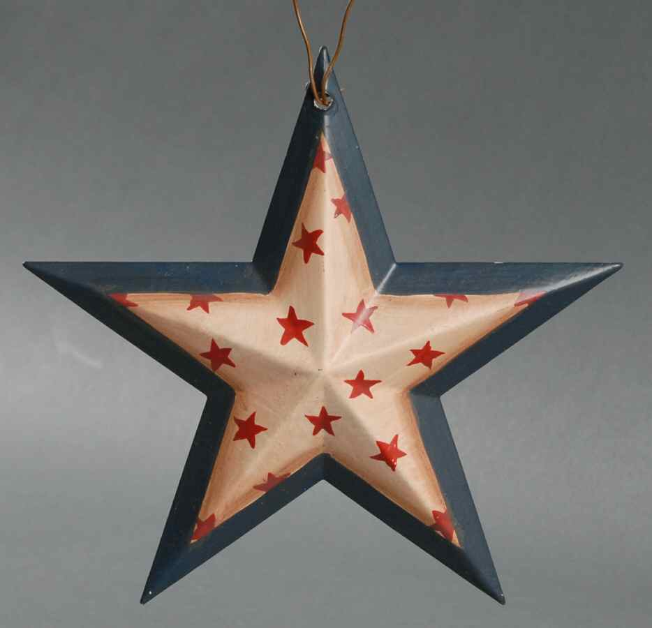 Stars for All Seasons Star-White With Red Stars - No Box by Transpac Imports Inc-1