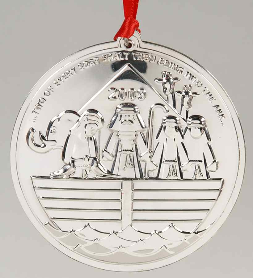 Noah's Ark Series Noah & Family-2009 - No Box by Towle Silver-1