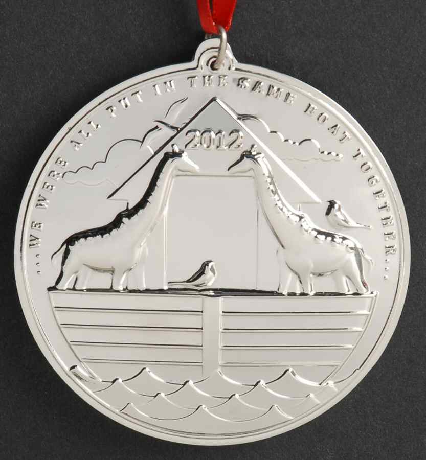 Noah's Ark Series Giraffes-2012 - No Box by Towle Silver-1