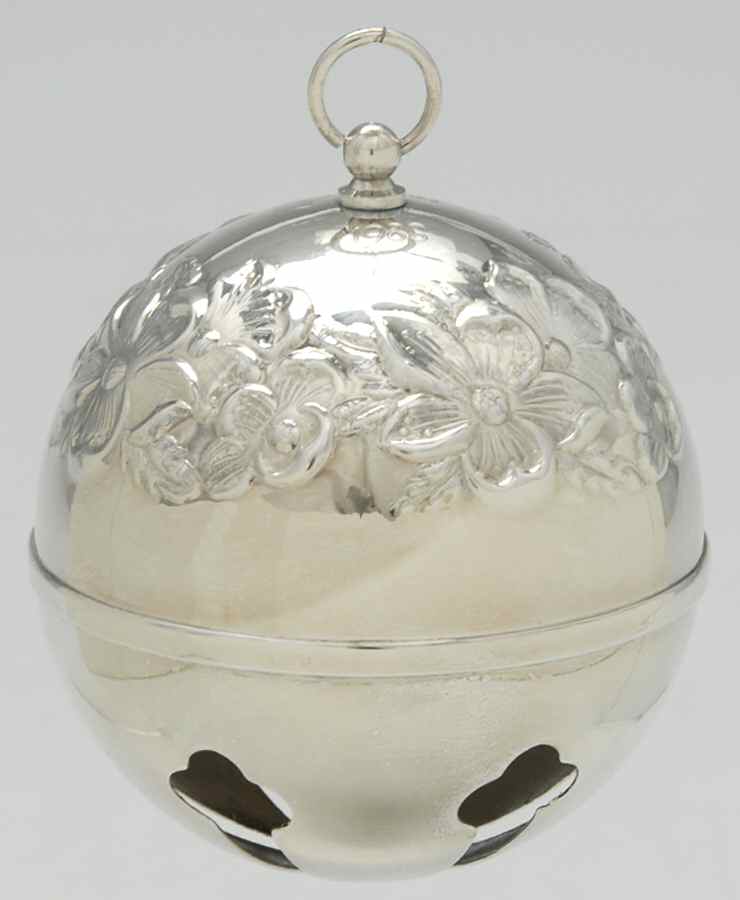 Sleigh Bell-Silverplate Ornament 1983 - Boxed by Towle Silver-1