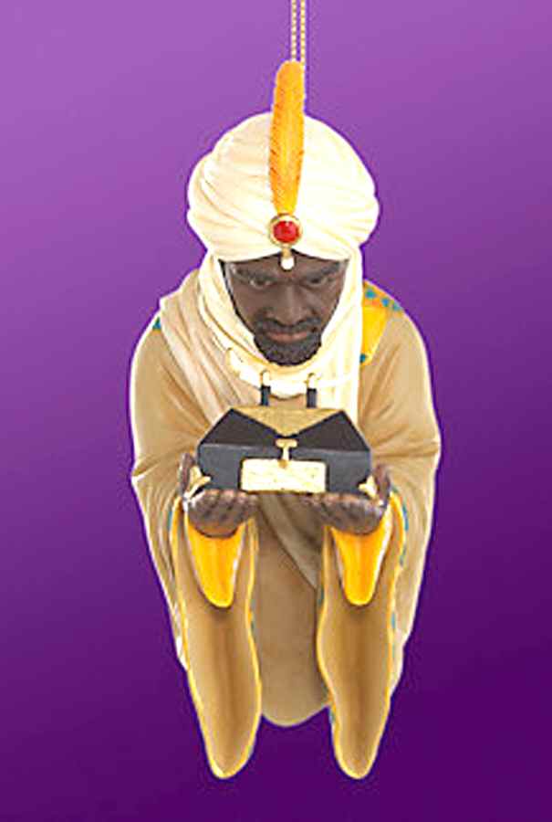 Nativity-Blackshear Circle The Wise Man-Gold - No Box by Thomas Blackshear-1