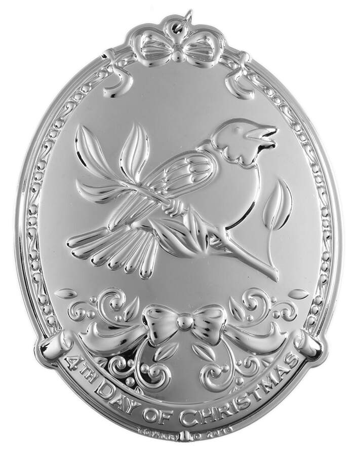 Twelve Days of Christmas Four Calling Birds - Boxed by Towle Silver-1
