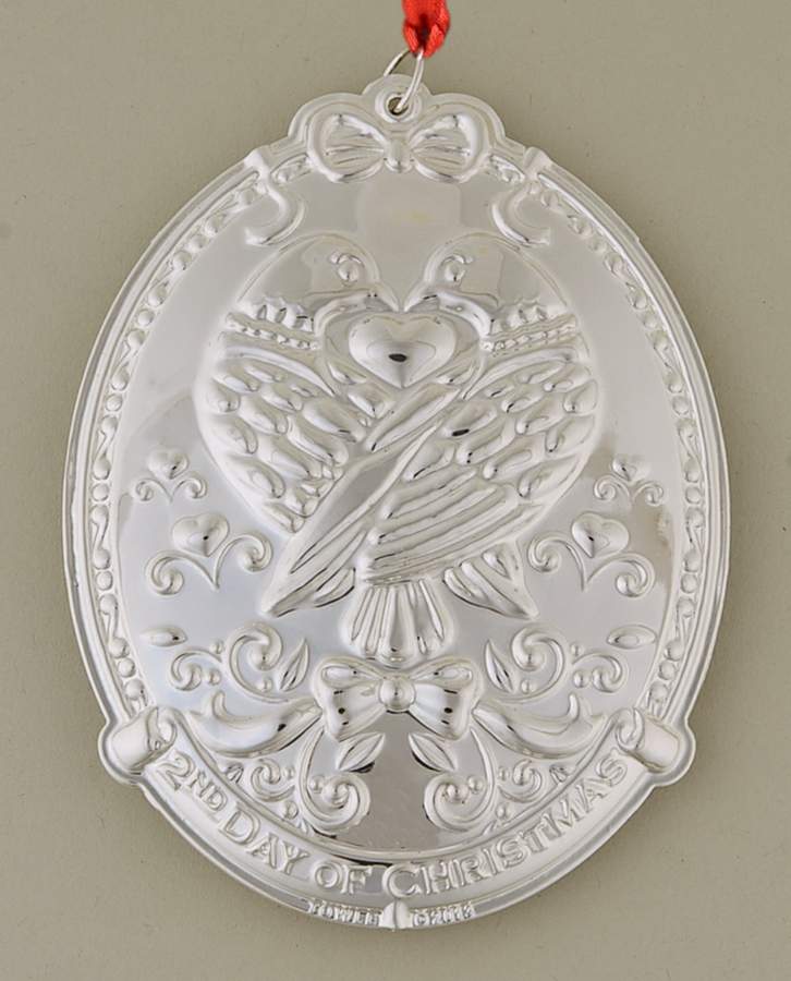 Twelve Days of Christmas Two Turtle Doves - Boxed by Towle Silver-1