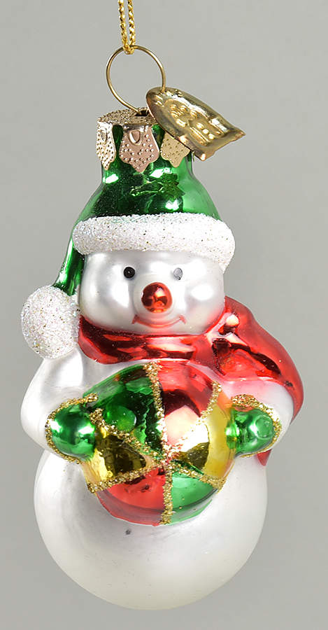 Museum Series Snowman With Ball Green Hat - No Box by Thomas Pacconi-1