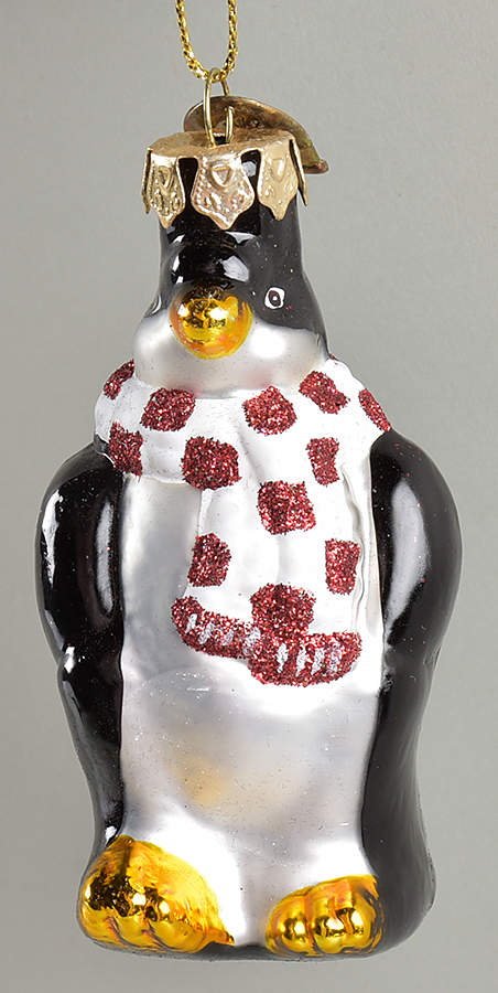 Museum Series Penguin With Red & White Scarf - No Box by Thomas Pacconi-1