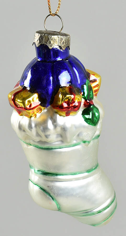 Museum Series Stocking-Silver & Green - No Box by Thomas Pacconi-1