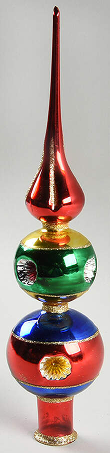 Museum Series Tree Topper-Blue/Green/Red - No Box by Thomas Pacconi-1